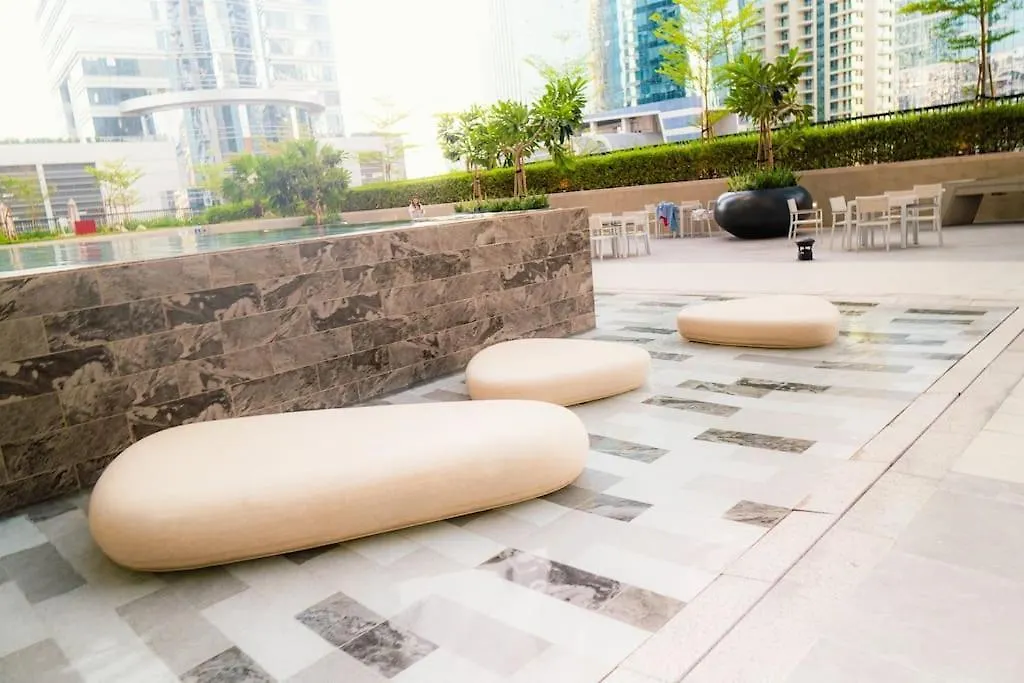 Luxury 1Br Apartment Close To Burj Khalifa Dubaj 0*,